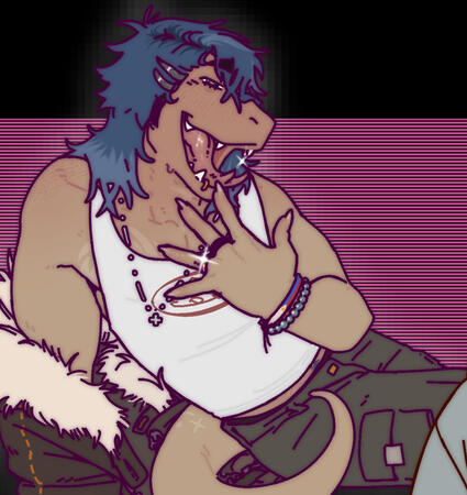 Freddie De Los Santos, part-time model and fashion student.